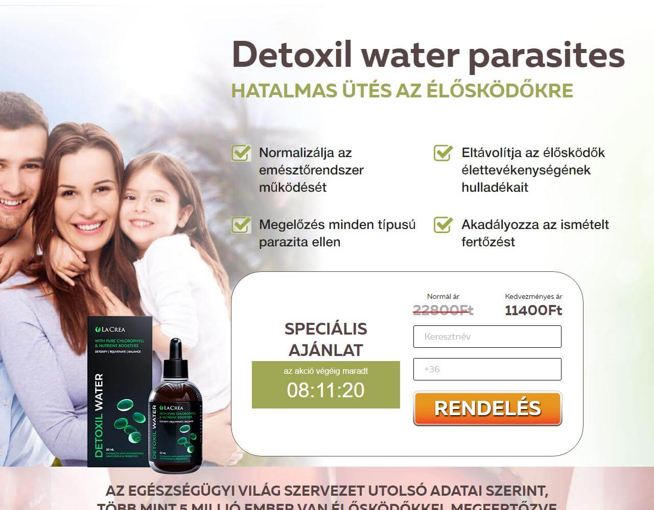 Detoxil water parasites 1