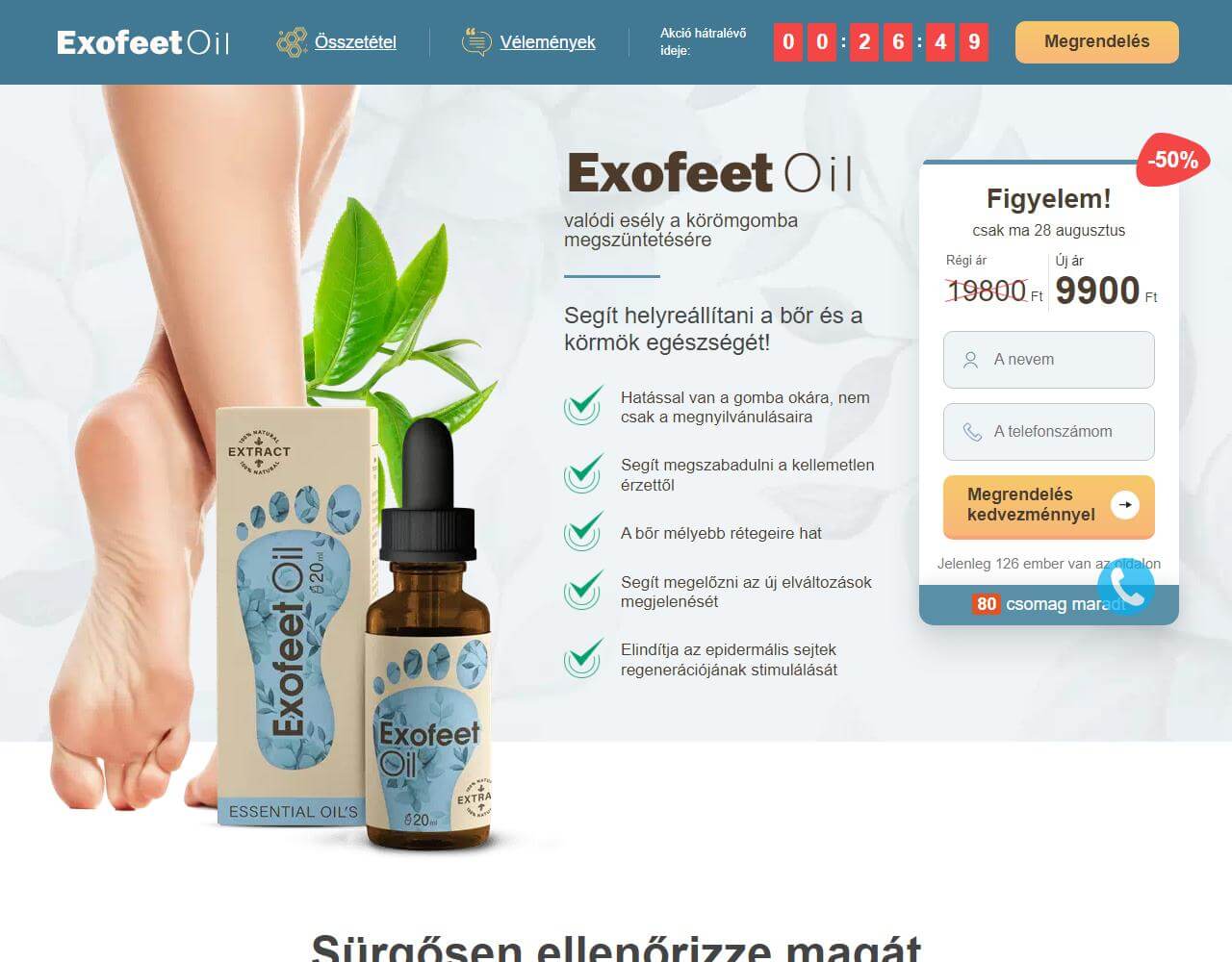 Exofeet oil 1